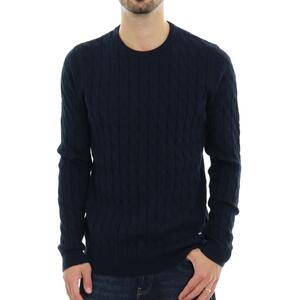 MAGLIA TRECCE BLU